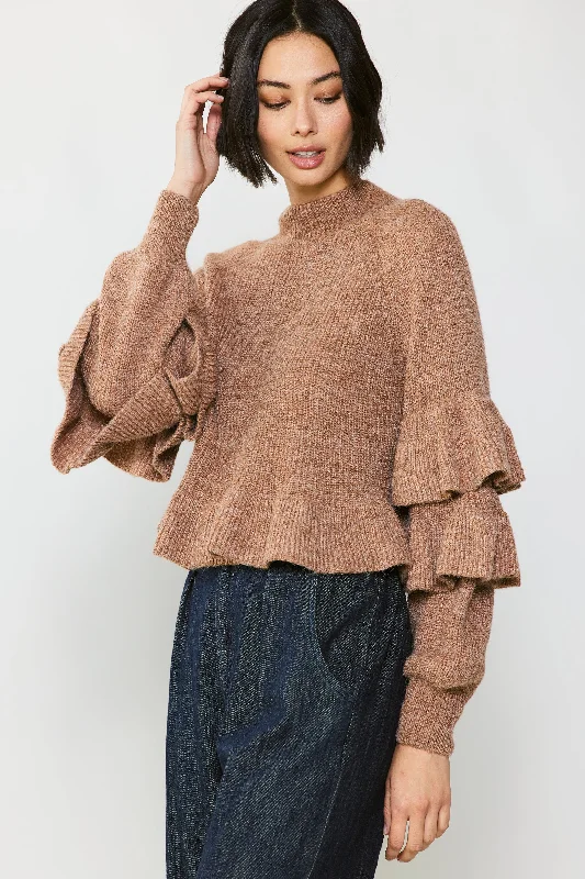 Tiered Sleeve Sweater