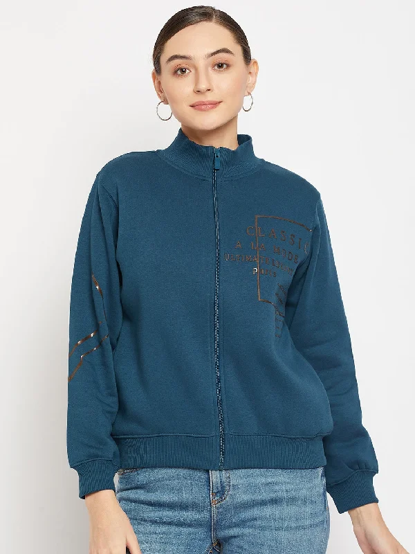 Madame  Teal Sweatshirt