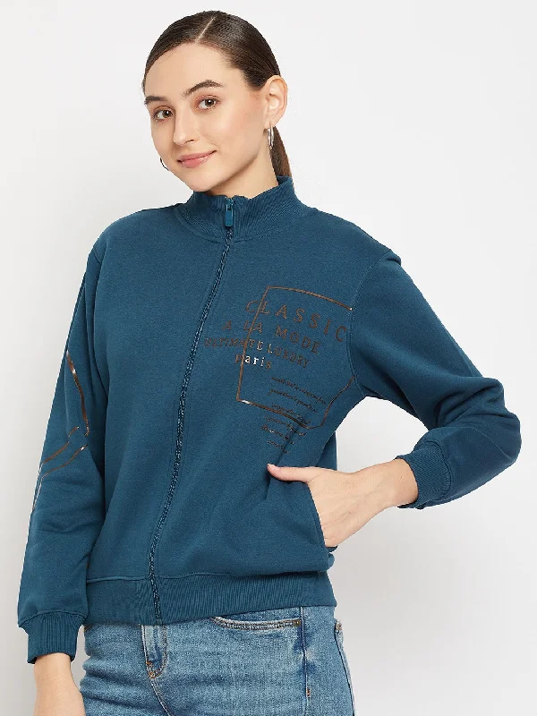 Madame  Teal Sweatshirt