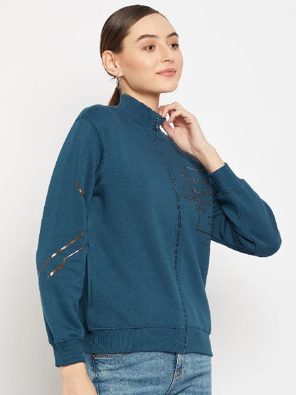 Madame  Teal Sweatshirt