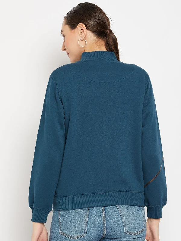 Madame  Teal Sweatshirt