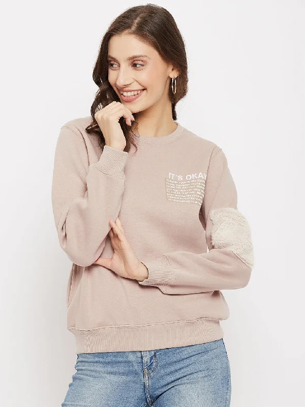 Madame  Beige Sweatshirt