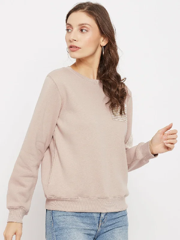 Madame  Beige Sweatshirt