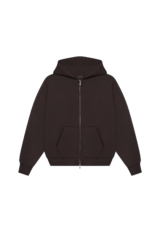 Coffee V2 Zipped Hoodie