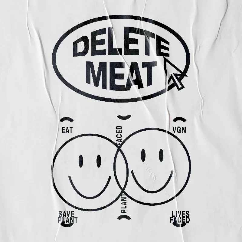 Delete Meat - Orange T-Shirt