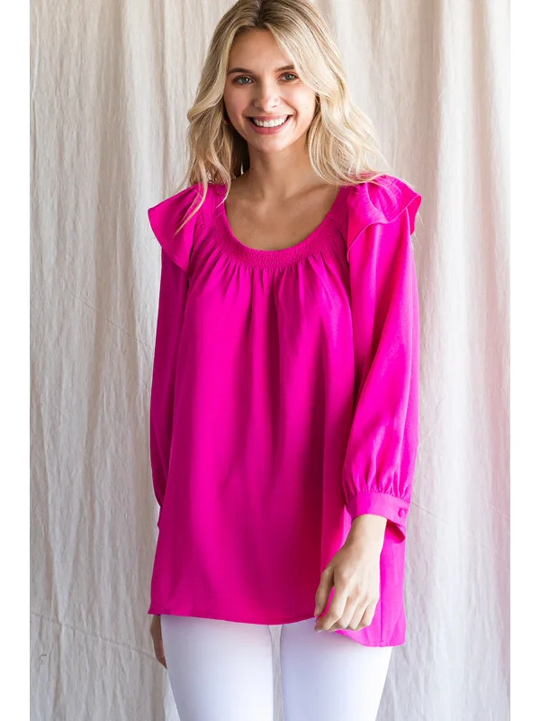 Mel's Pink Blouse