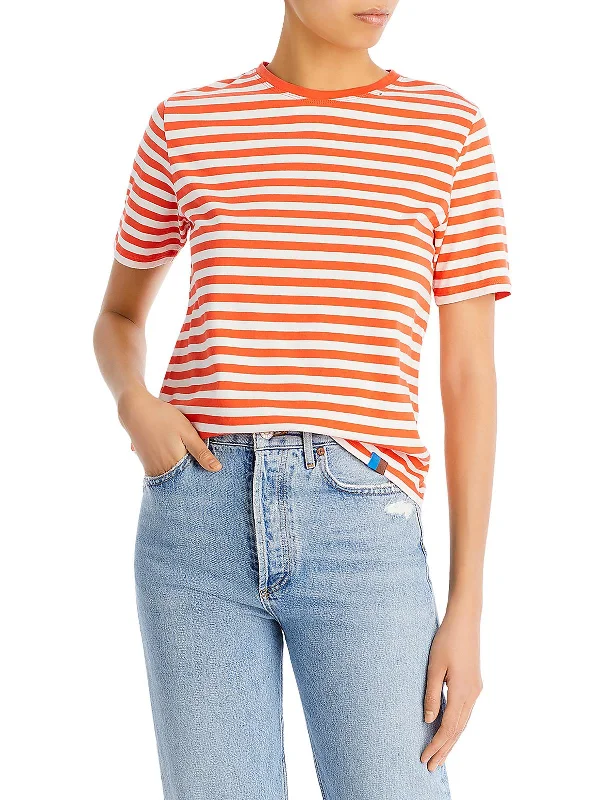 Womens Cotton Striped T-Shirt