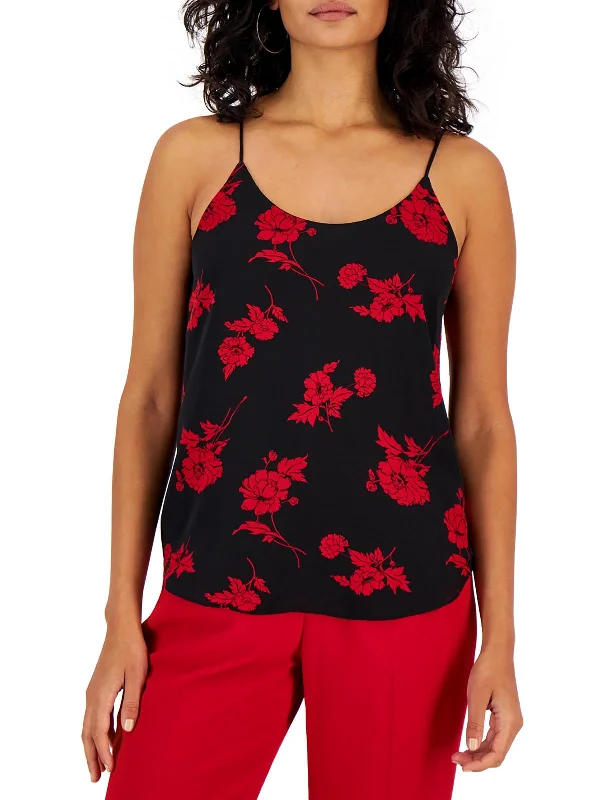 Womens Printed Chiffon Cami