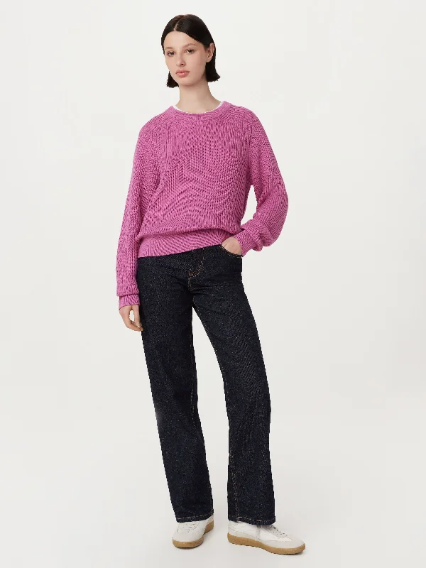 The SeaCell™ Boxy Sweater in Bright Purple