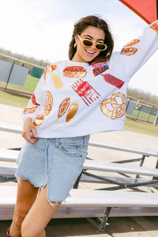 Queen Of Sparkles Ballpark Sweatshirt