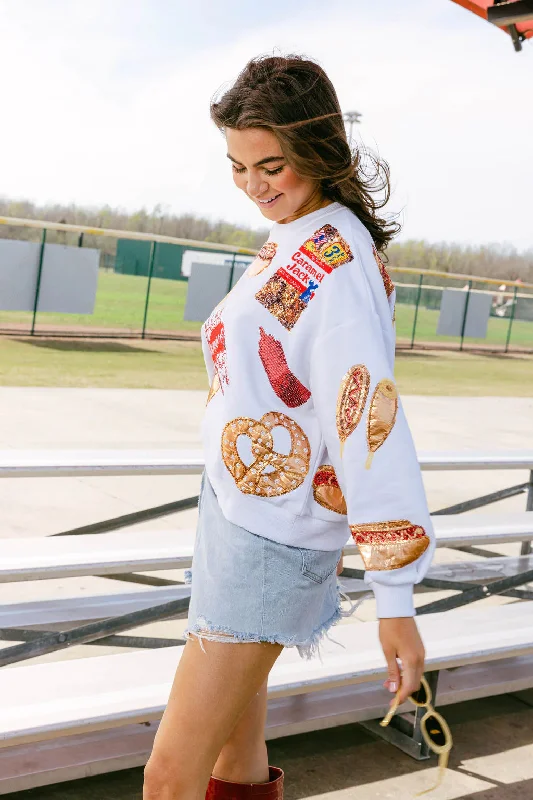 Queen Of Sparkles Ballpark Sweatshirt