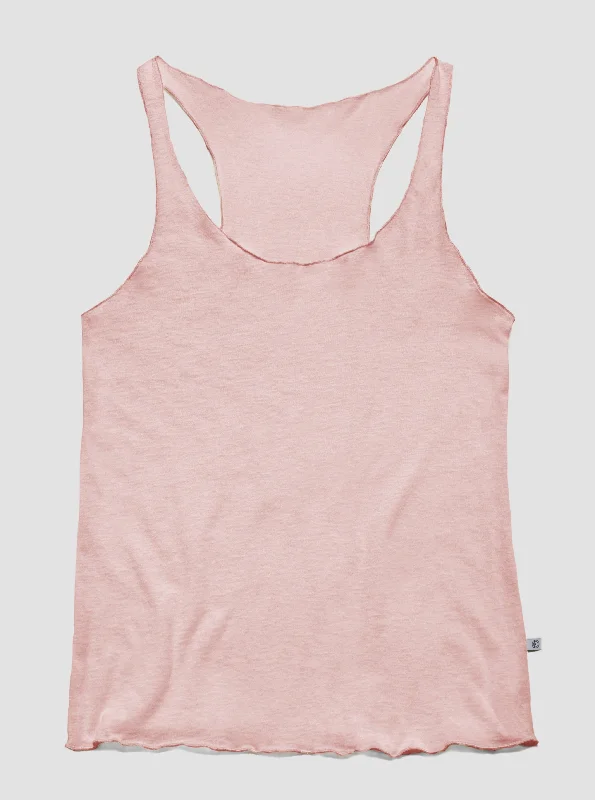 100% Organic Cotton Roller Tank - Mauve