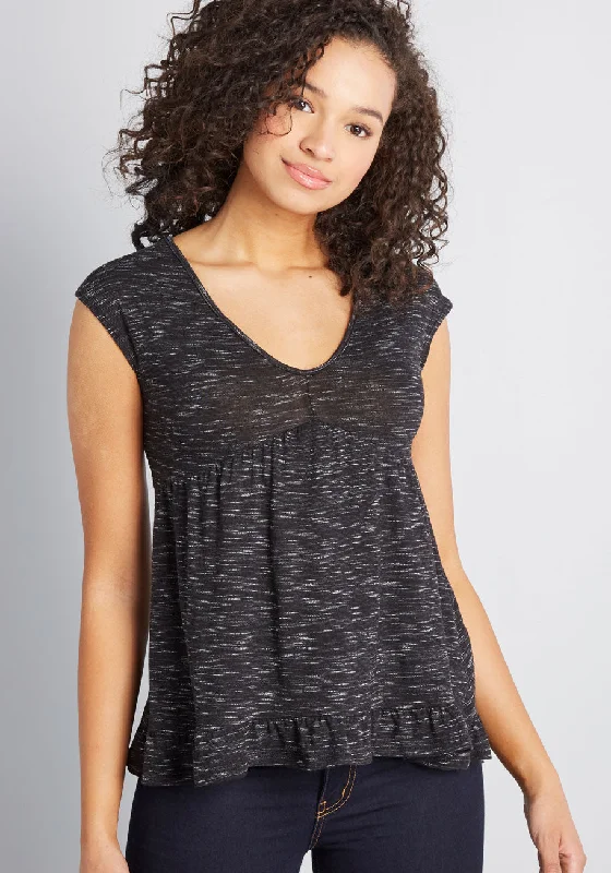 Superbly Swingy Knit Top