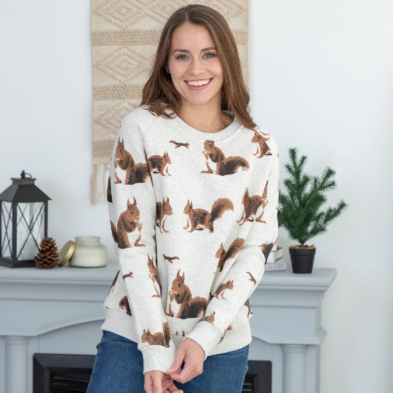 All Over Squirrel Crewneck Sweatshirt