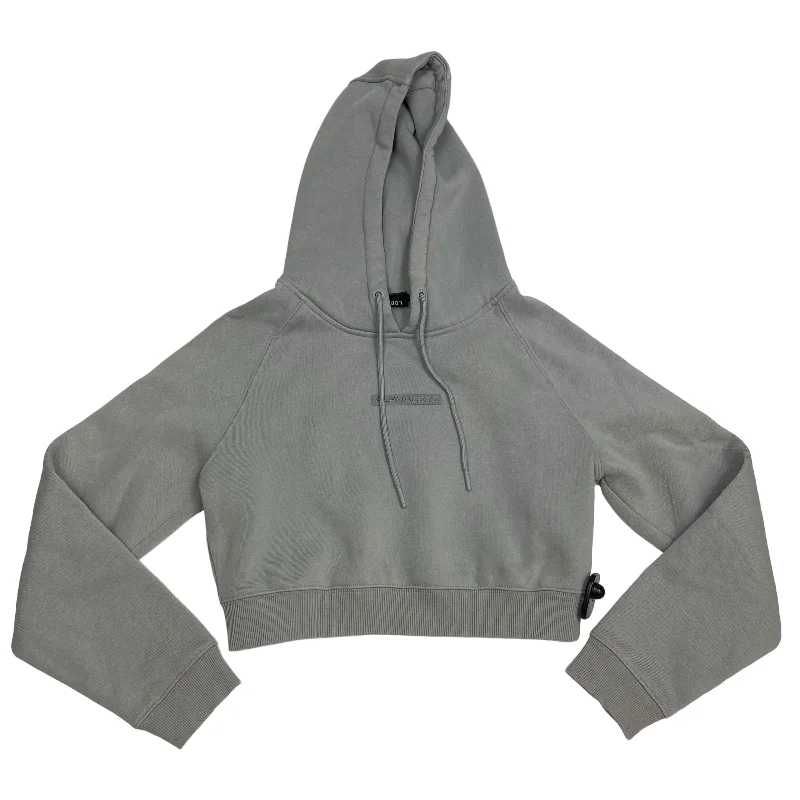 Athletic Sweatshirt Hoodie By Alphalete In Grey, Size: S