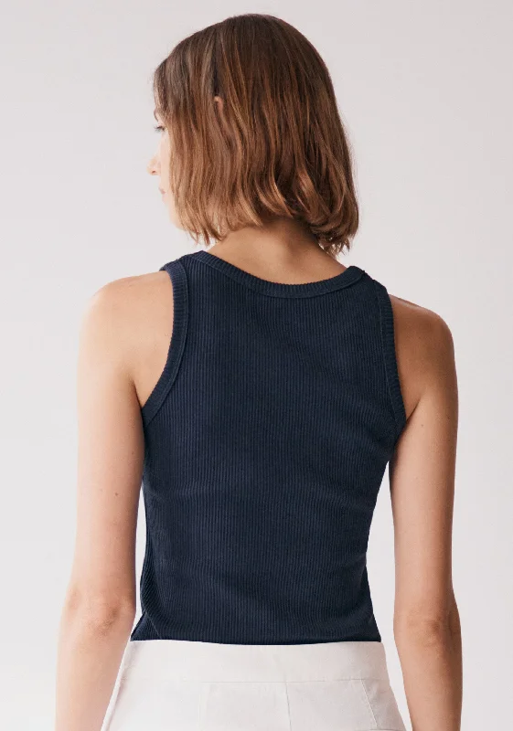 Cassie Tank_Navy