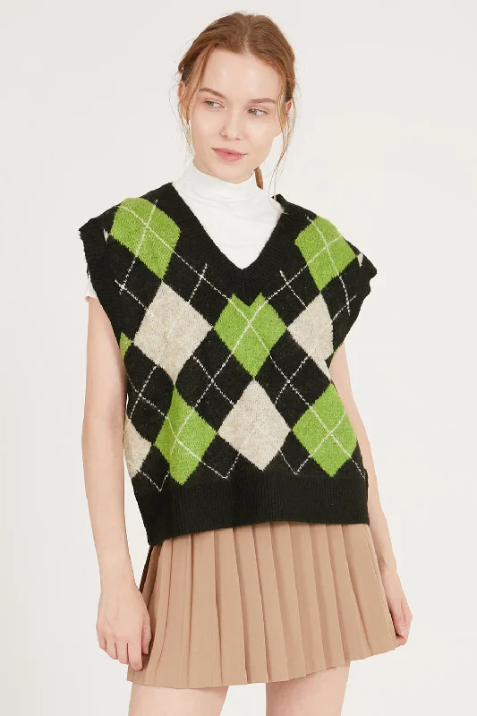 Mandy Argyle Sweater Vest