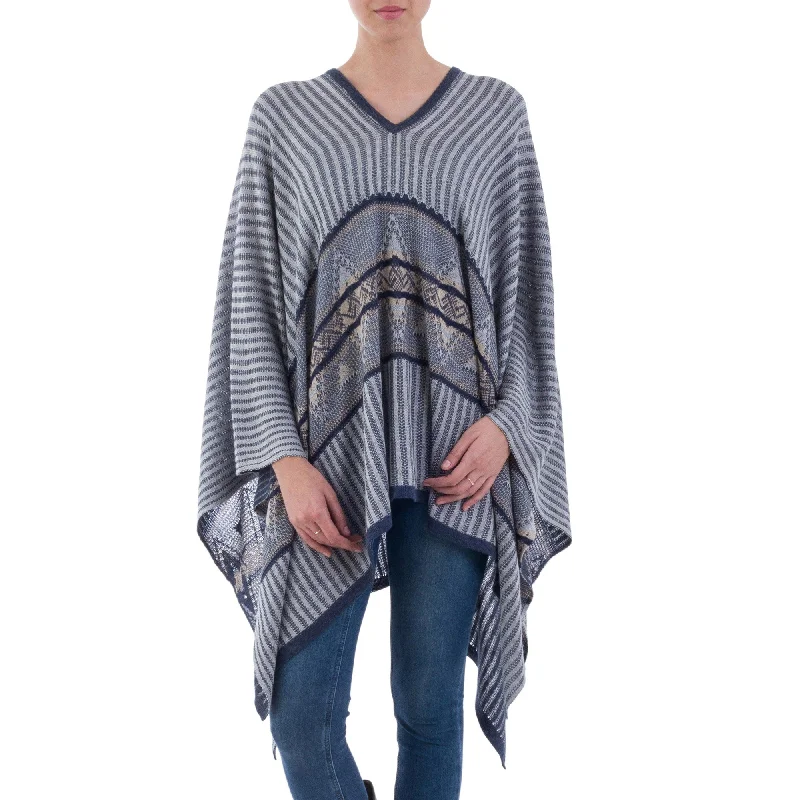 Memories Past Geometric Bohemian Poncho