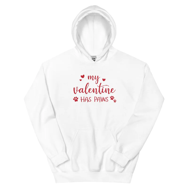 My Valentine Has Paws Hoodie