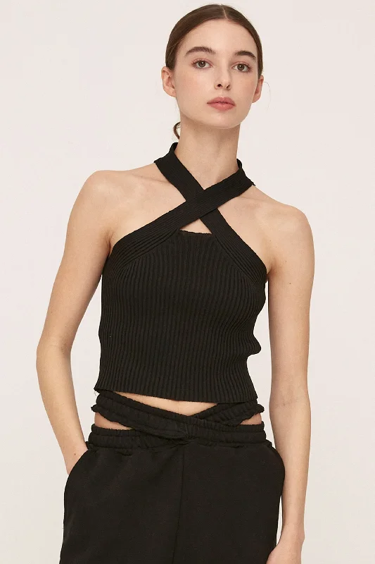 Presley Twist Front Knitted Top