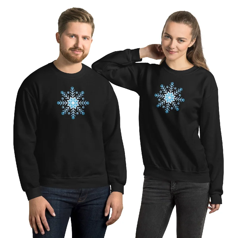 Snowflake Paw Crewneck Sweatshirt