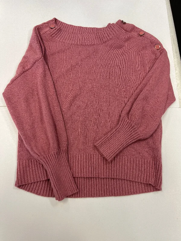 Sweater By Clothes Mentor In Pink, Size: M