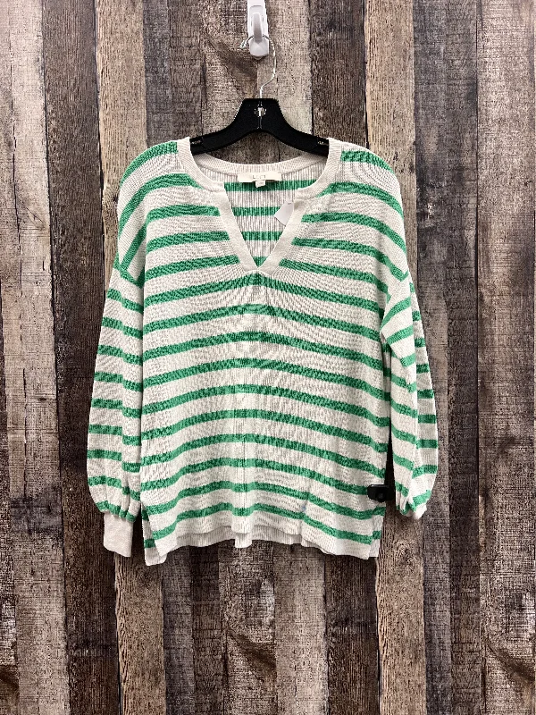 Sweater By Loft In Striped Pattern, Size: S