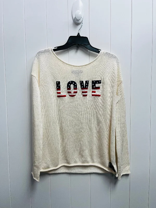 Sweater By Marled In Cream, Size: M