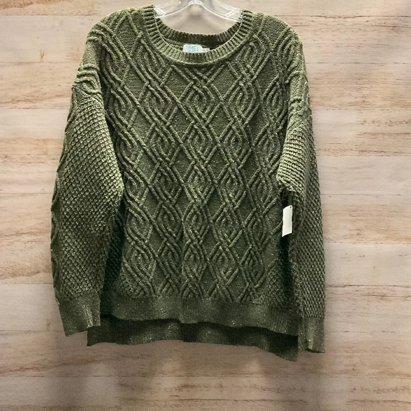 Sweater By Time And Tru In Green, Size: 2X