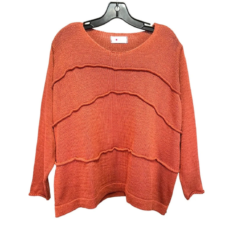 Sweater By Tina Stephens In Coral, Size: M