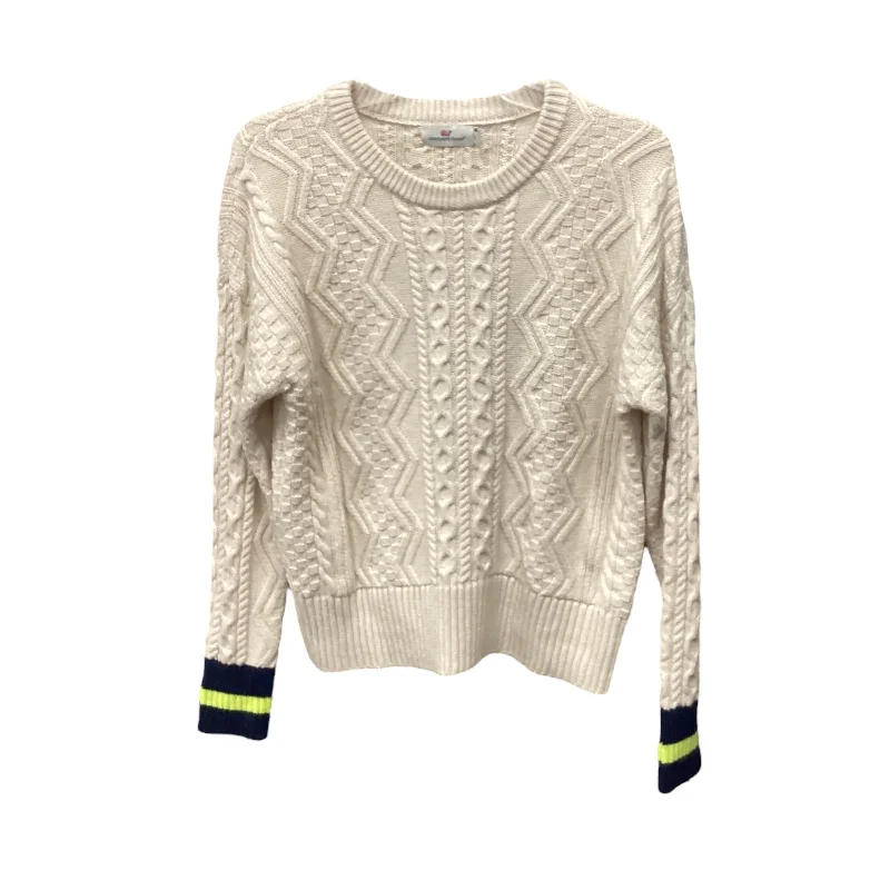 Sweater By Vineyard Vines In Beige, Size: M