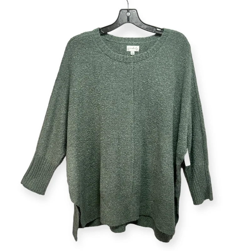 Sweater By Wonderly In Green, Size: L