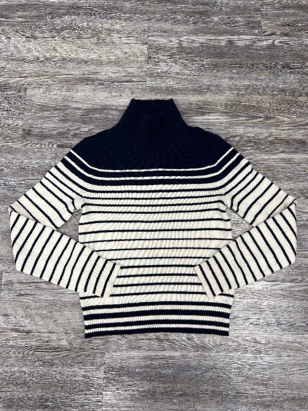 Sweater Cashmere By Rag And Bone In Blue & White, Size: S