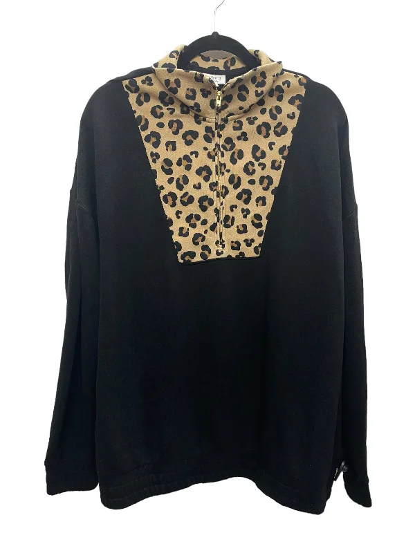 Sweatshirt Collar By Crown And Ivy In Animal Print, Size: Xxl