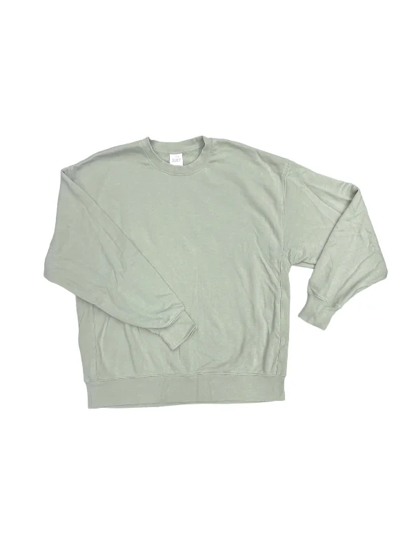 Sweatshirt Crewneck By Aritzia In Green, Size: L