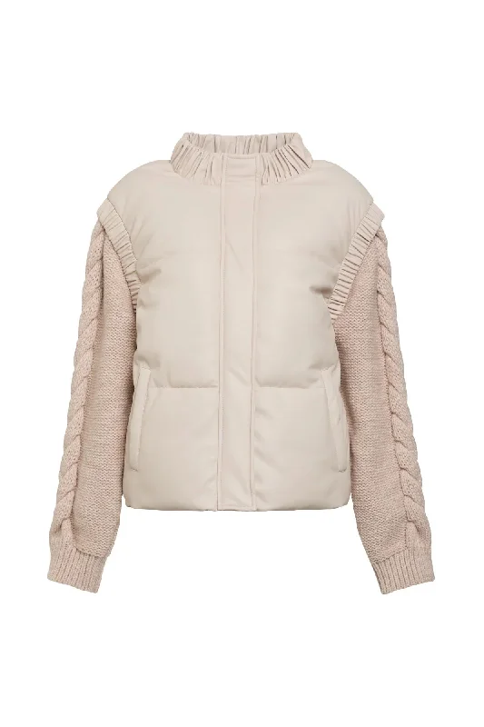 Barcelona Puffer Jacket | Sand