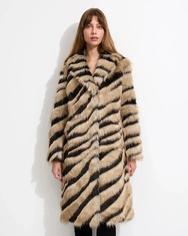 Bengal Kiss Coat | Tiger Stripe