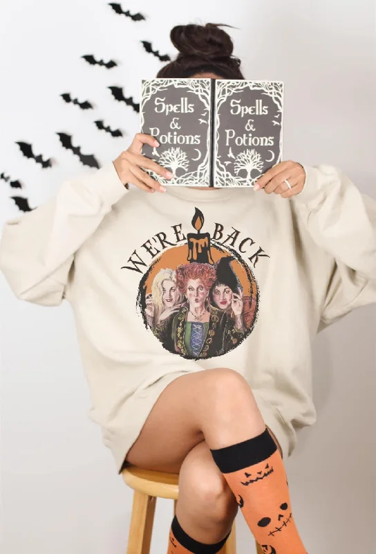 We’re back Hocus Pocus sweatshirt