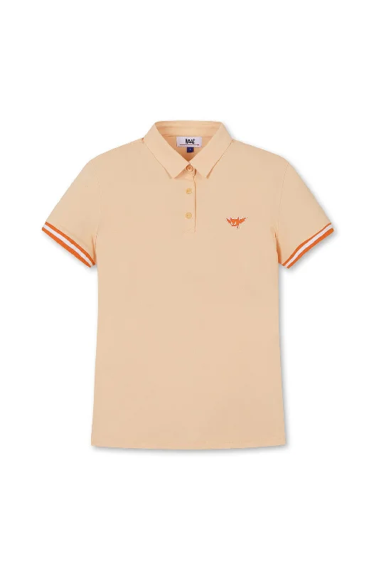 Women's ATHLETIC Flying WAACKY Pique Polo Orange