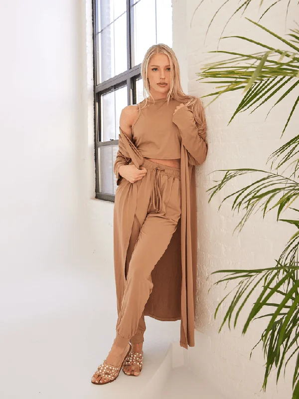 Cardigan Lounge Three-Piece Set