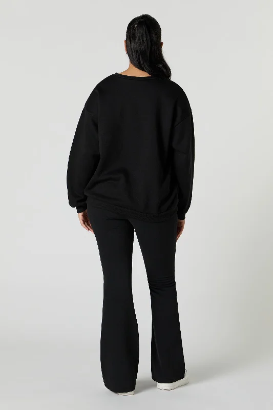 Fleece Flare Sweatpant