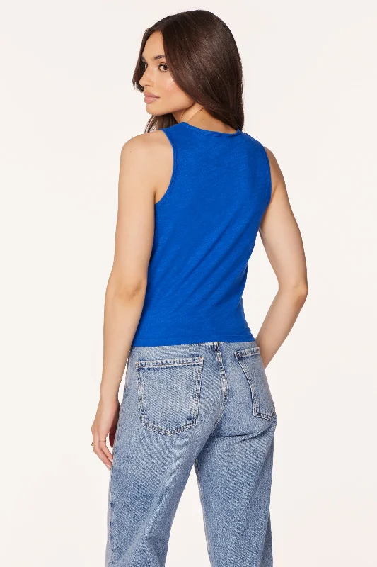 PLEATED HEM TANK