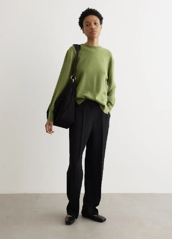 Crew-Neck Cashmere Knit