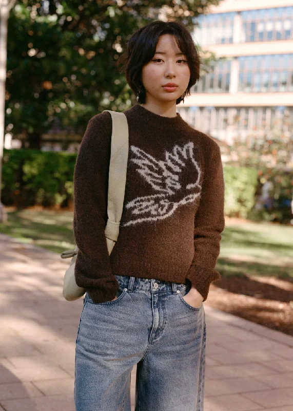 Dove Intarsia Jumper