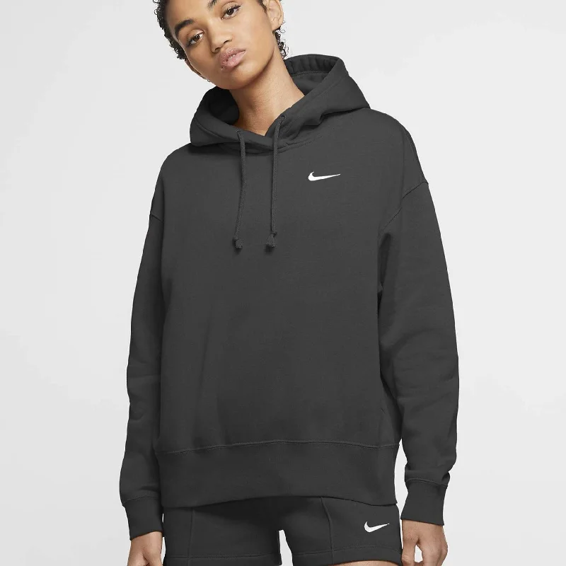 Fleece Hoodie (Black + White)