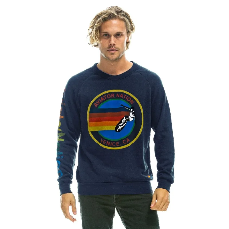 Logo Swan Crew Sweatshirt (Navy)