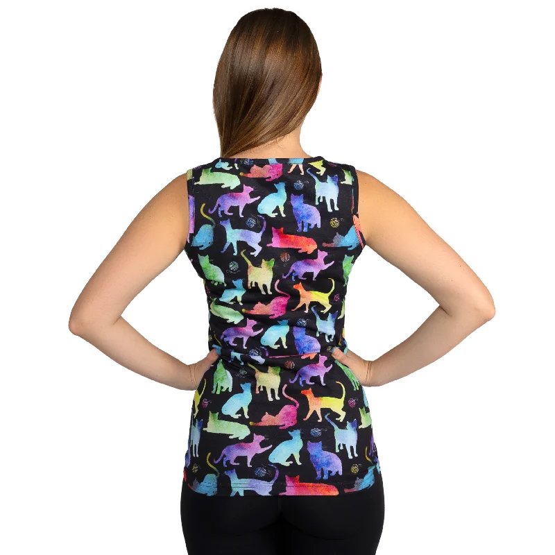 Rainbow Cats String Theory Tank Top