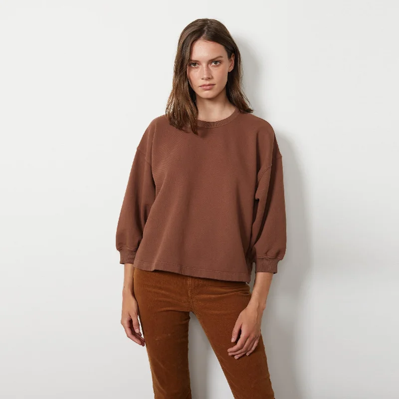 Sarah 3/4 Sleeve Sweatshirt (Tiki)