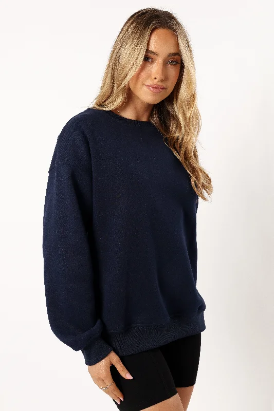 Wrenley Be Kind Sweatshirt - Navy